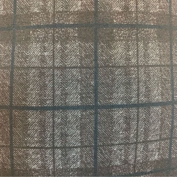 Philosophy brown gray plaid check pencil skirt Sz M - Picture 5 of 11